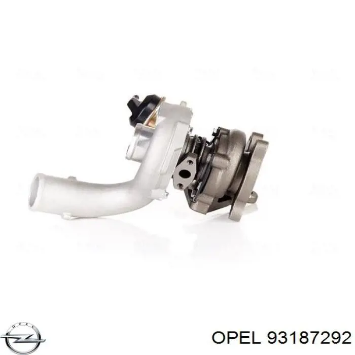 93187292 Opel Турбонаддув