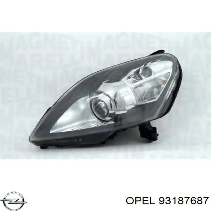 Купить 1216650 Opel Фара основная правая