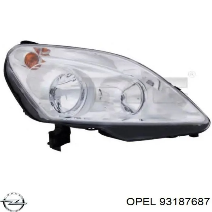 Правая блок фара Opel 1216650 цена, от 1156.20 USD