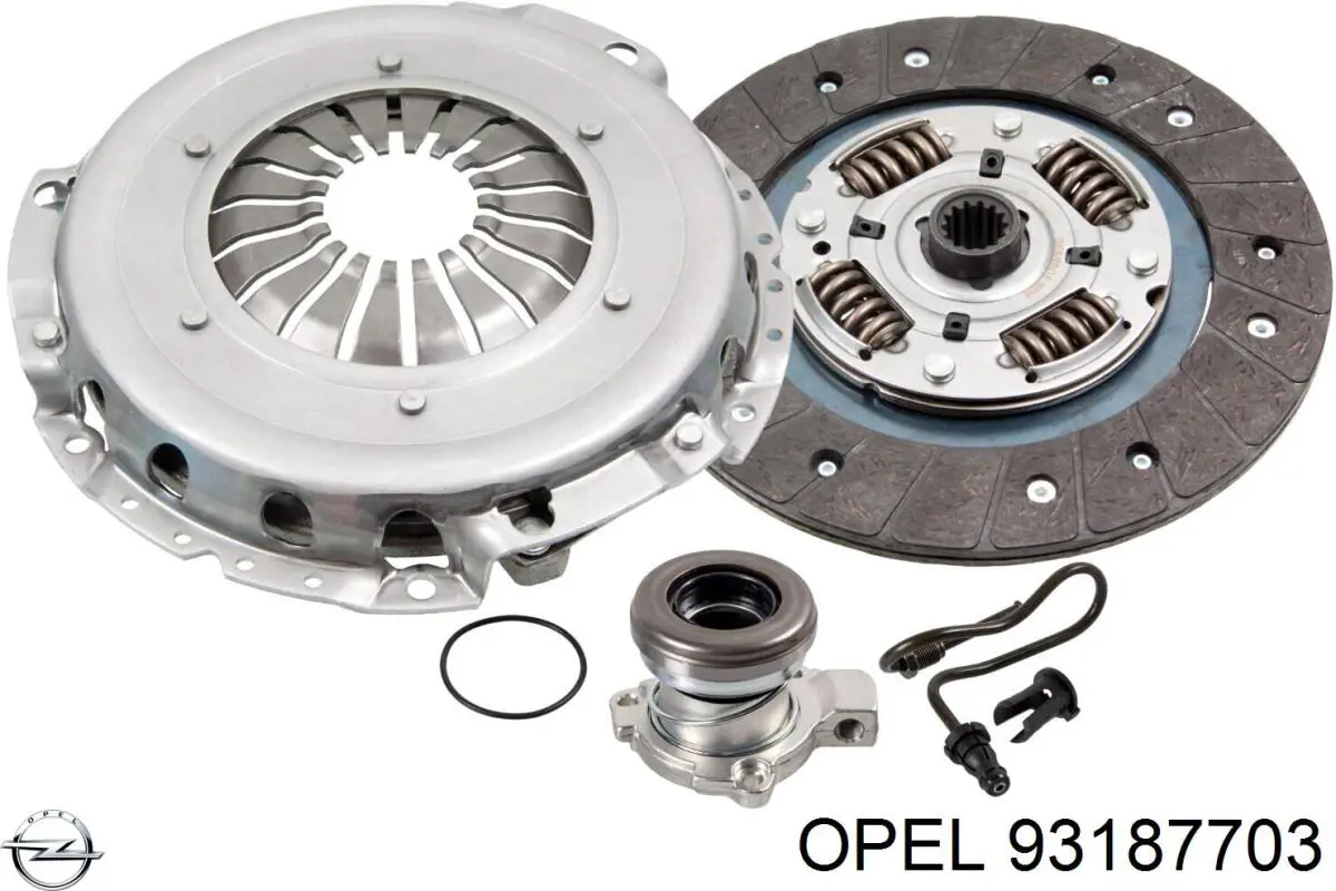 Диск сцепления Opel 93187703