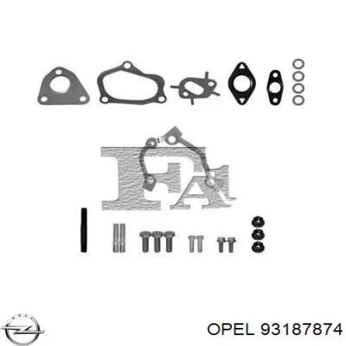 93187874 Opel турбина