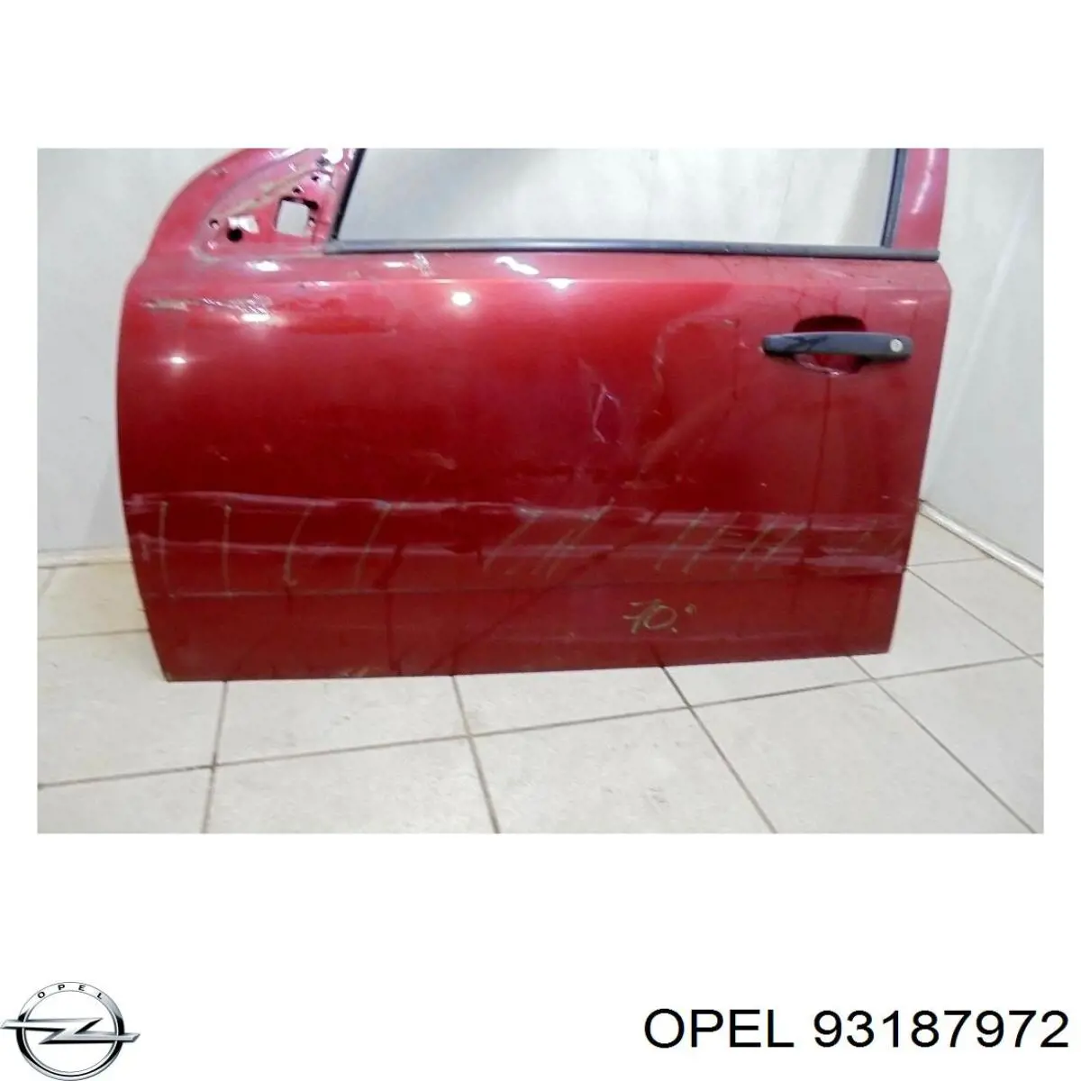 Дверь передняя левая 0124085 Opel
