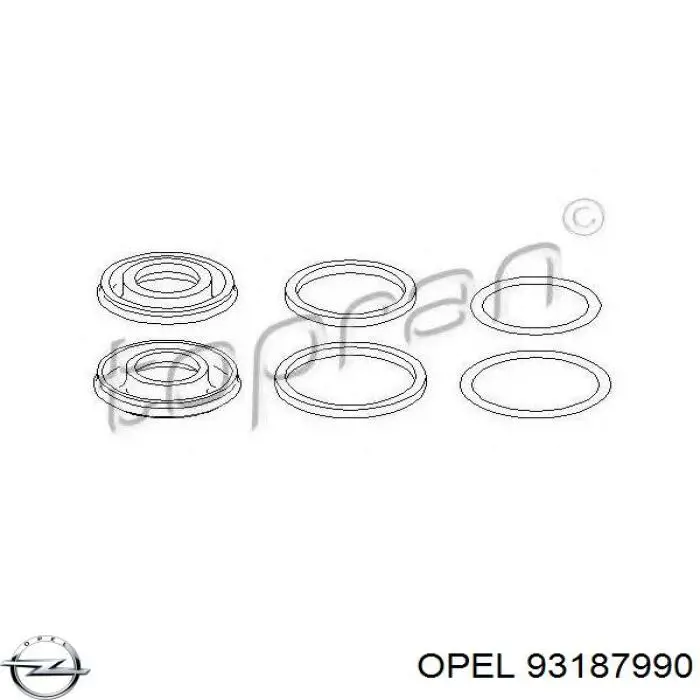 93187990 Opel ремкомплект суппорта тормозного заднего