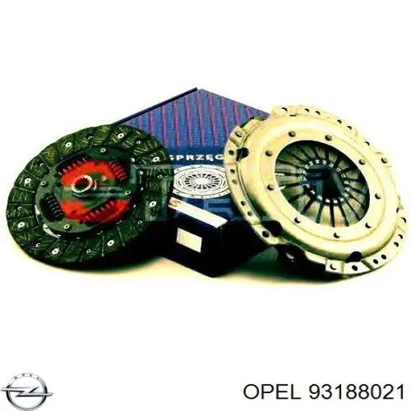 Купить 93188021 Opel Комплект сцепления (диск, корзина, подшипник)