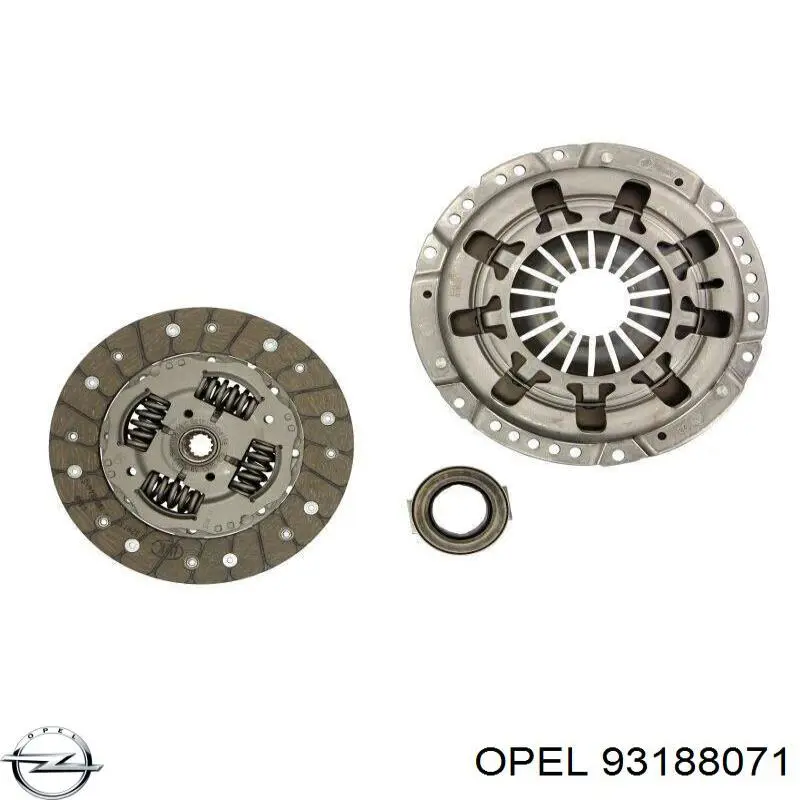 Комплект сцепления (3 части) Opel 93188071 цена, от 65.59 USD