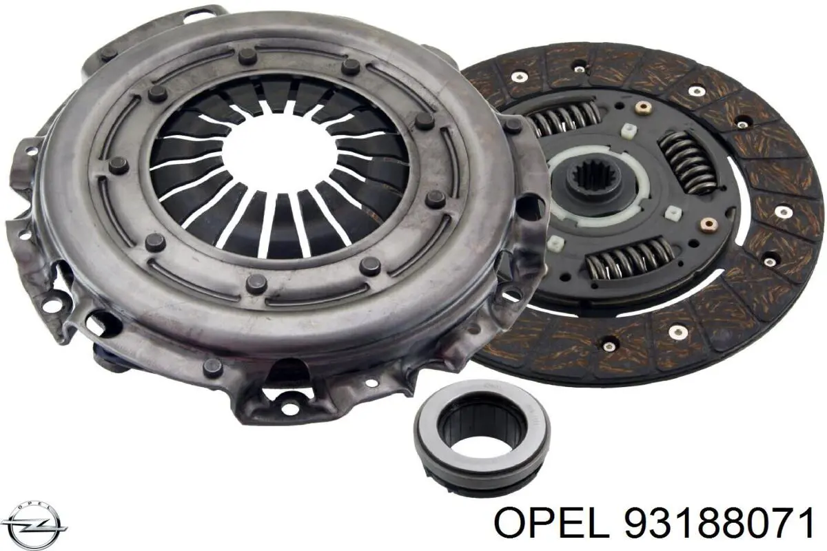 93188071 Opel kit de embraiagem (3 peças)