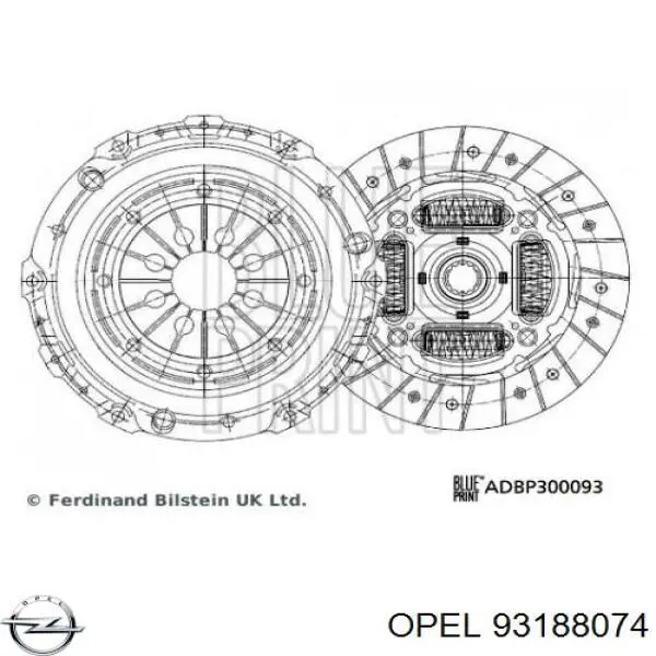 Сцепление 93188074 Opel