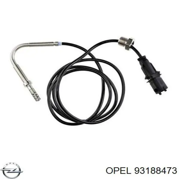 93188473 Opel sensor de temperatura dos gases de escape (ge, depois de filtro de partículas diesel)