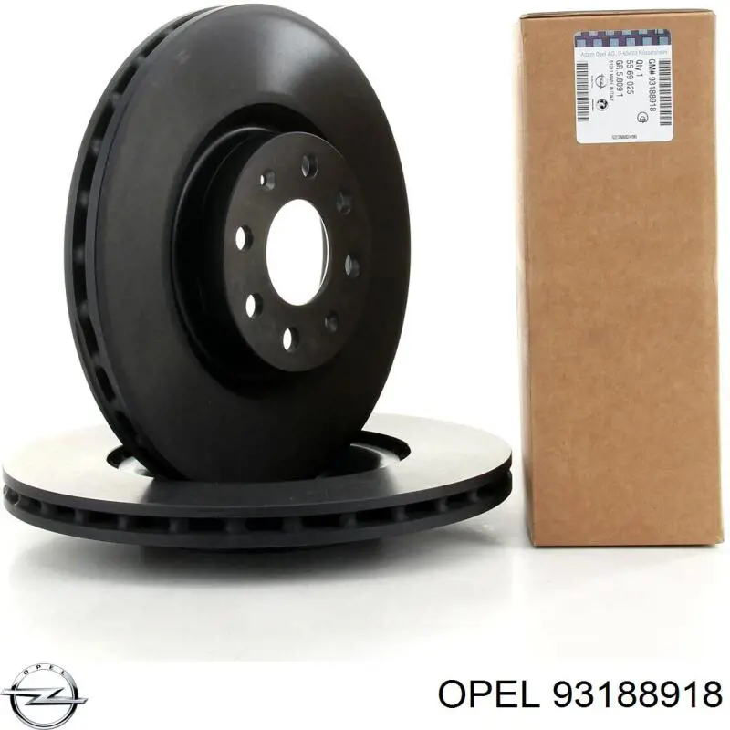 93188918 Opel диск тормозной передний