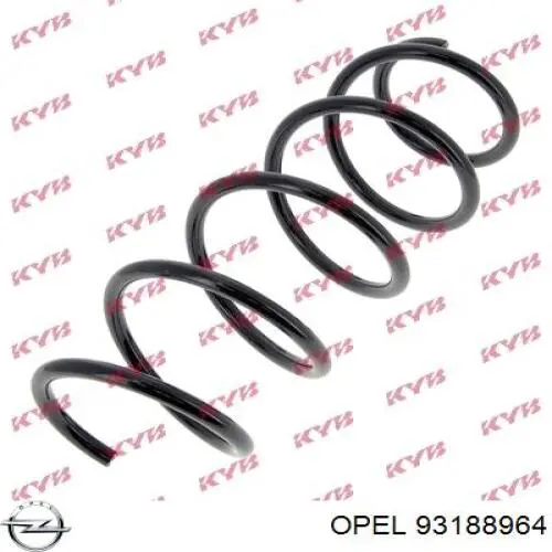 Пружина амортизатора передняя Opel 93188964 цена, от 24.48 USD