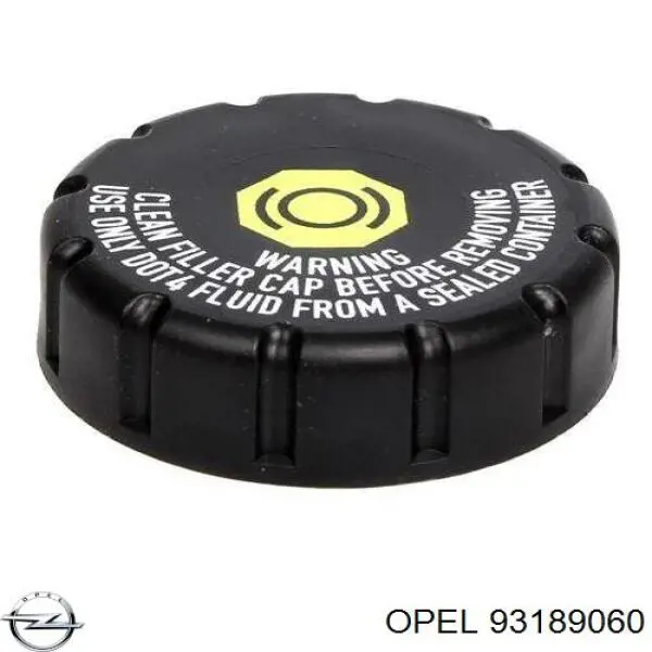 Крышка бачка главного тормозного цилиндра Opel 93189060