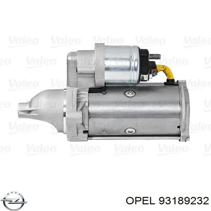 Стартер двигателя Opel 93189232