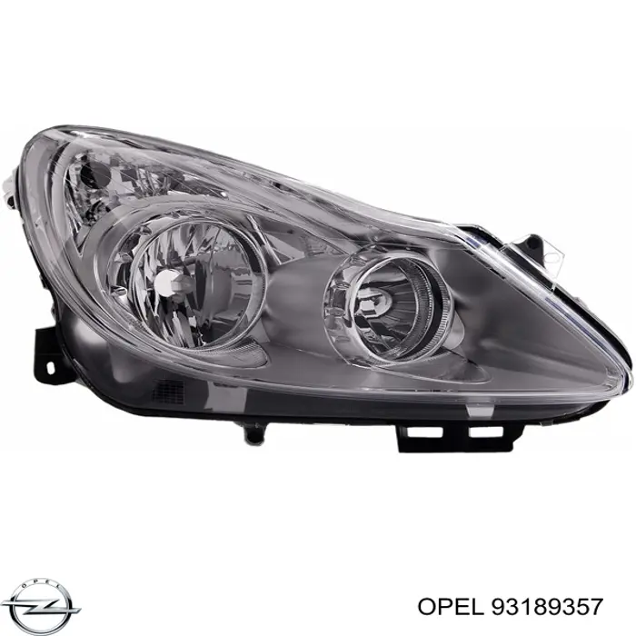 Купить 93189357 Opel Фара левая передняя