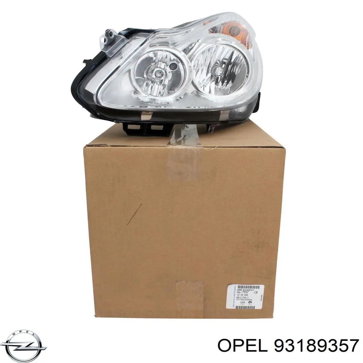 Фара левая Opel 93189357 цена, от 104.48 USD