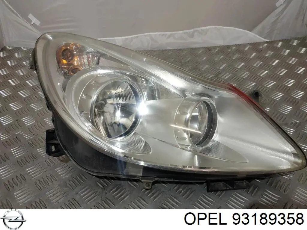 Правая блок фара Opel 93189358 цена, от 107.42 USD