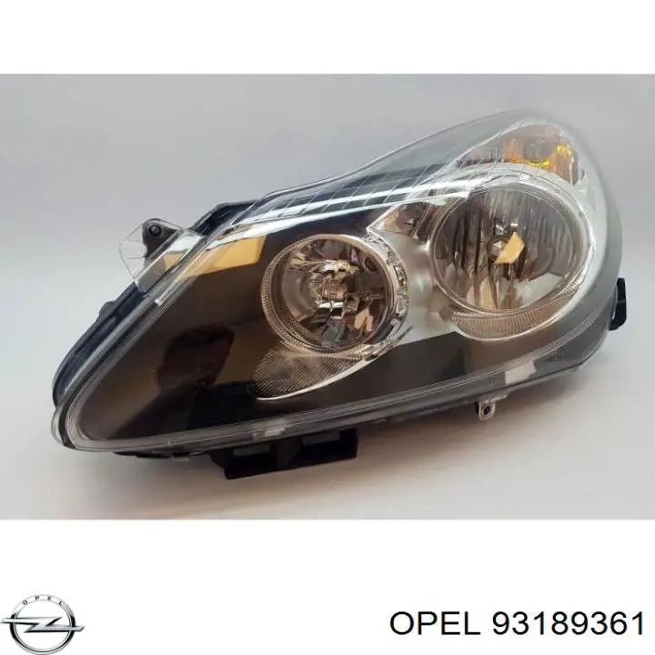 Купить 93189361 Opel Фара левая передняя
