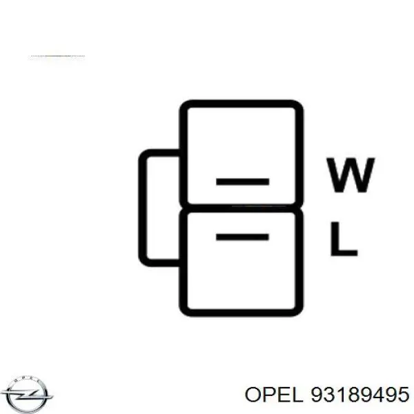 93189495 Opel Генератор автомобильный