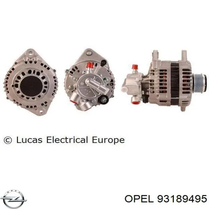 Автомобильный генератор Opel 93189495 цена, от 164.98 USD