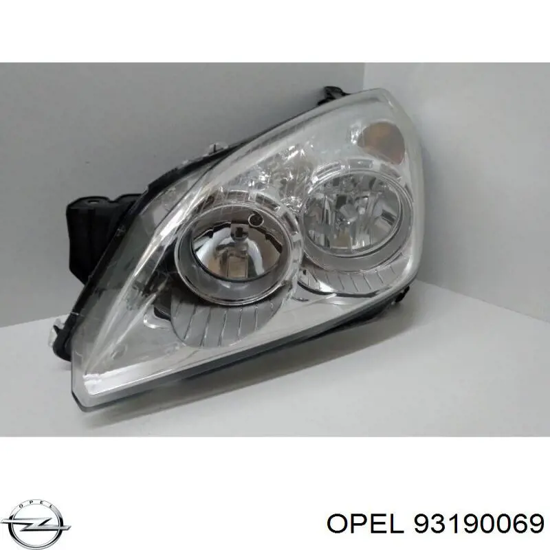 Купить 93190069 Opel Фара левая передняя