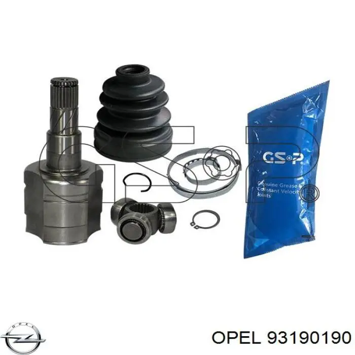 Шарнир привода внутренний Opel 93190190 цена, от 28.17 USD