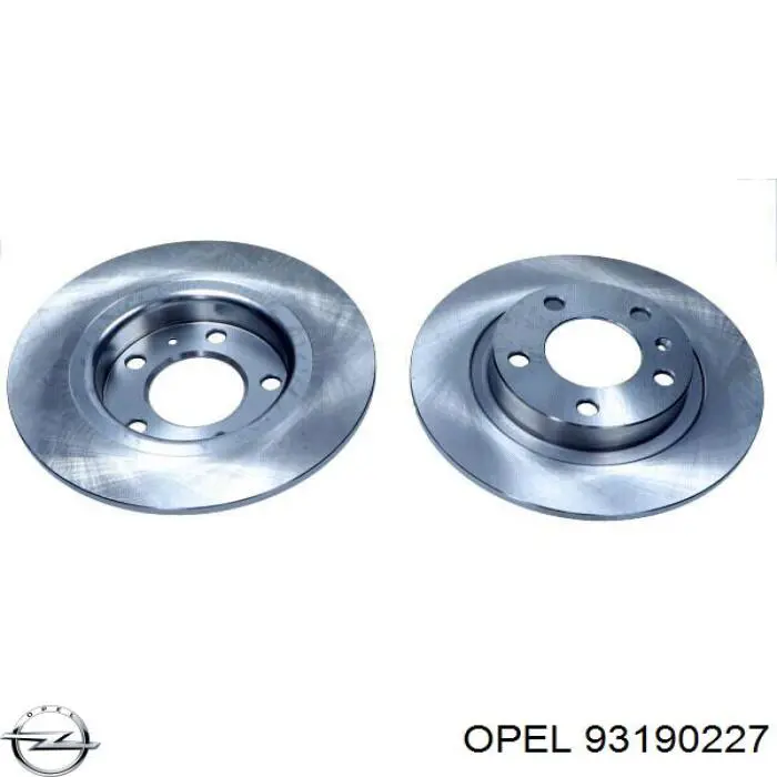 Задний тормозной диск Opel 93190227 цена, от 36.04 USD