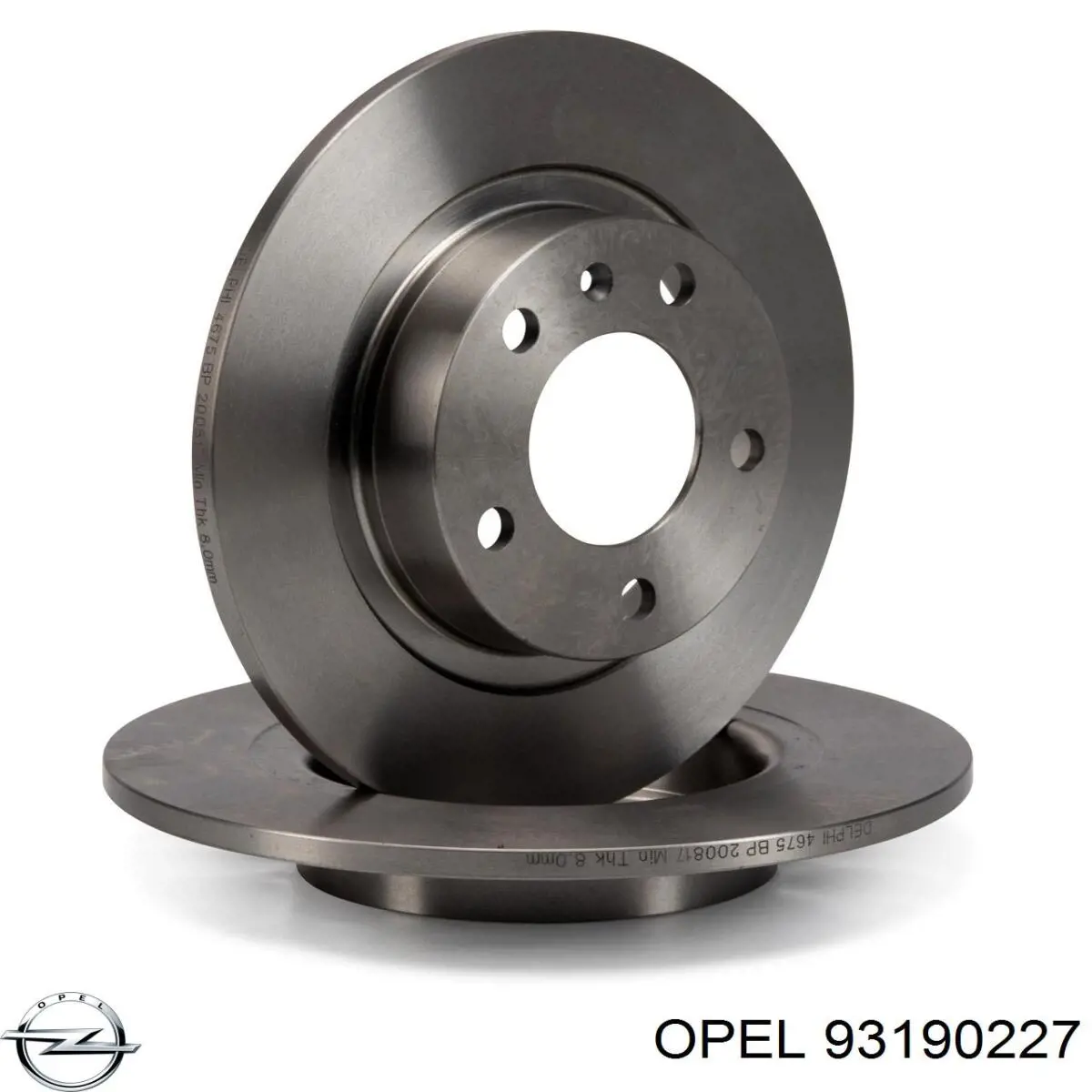 Купить 93190227 Opel Диск тормозной задний