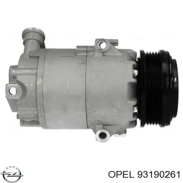 Компрессор кондиционера 93190261 Opel