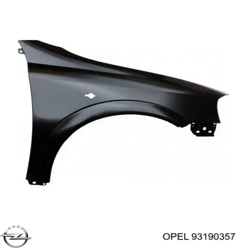Крыло переднее левое Opel 93190357 цена, от 42.57 USD