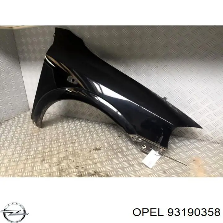 93190358 Opel крыло переднее правое