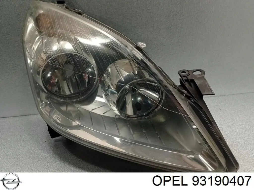 Правая блок фара Opel 93190407 цена, от 361.06 USD