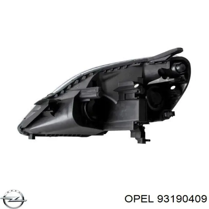 Правая блок фара Opel 93190409 цена, от 549.58 USD