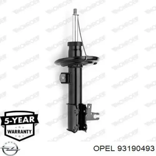 Амортизатор подвески передний левый Opel 93190493 цена, от 76.41 USD