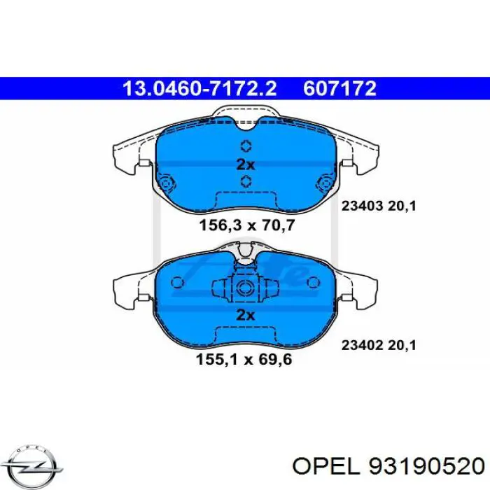 Пружина амортизатора передняя Opel 93190520 цена, от 30.30 USD