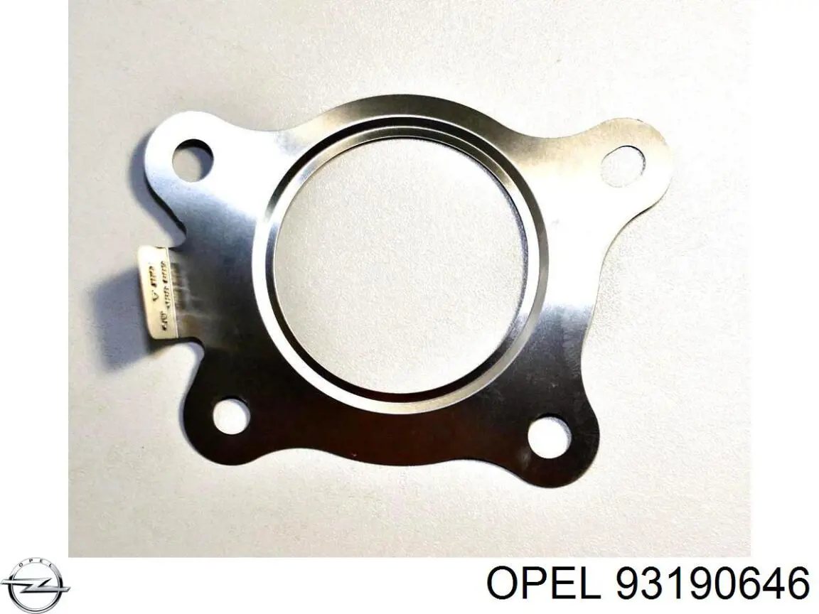 93190646 Opel cano derivado de turbina dos gases de escape