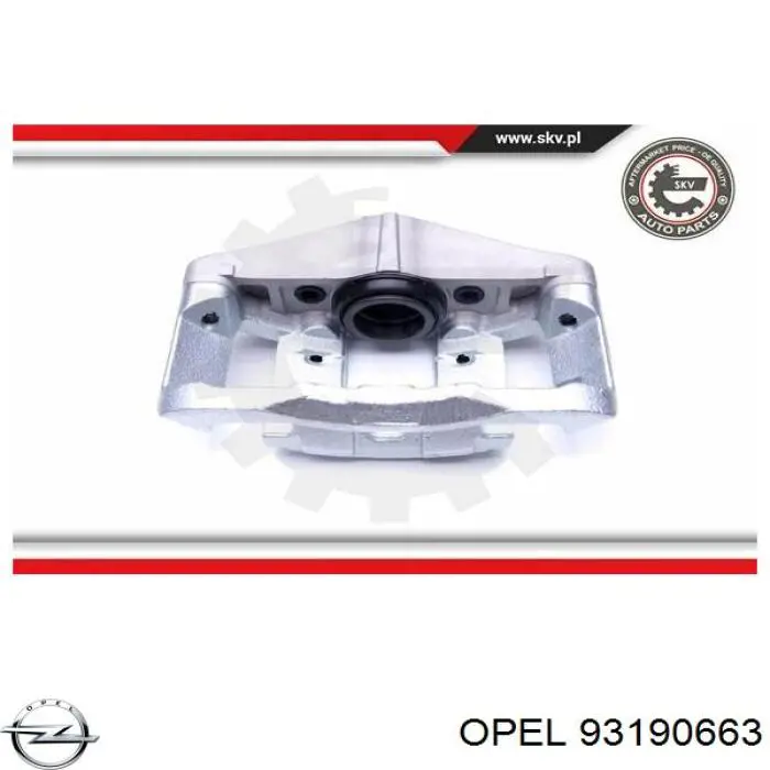 93190663 Opel suporte do freio dianteiro direito