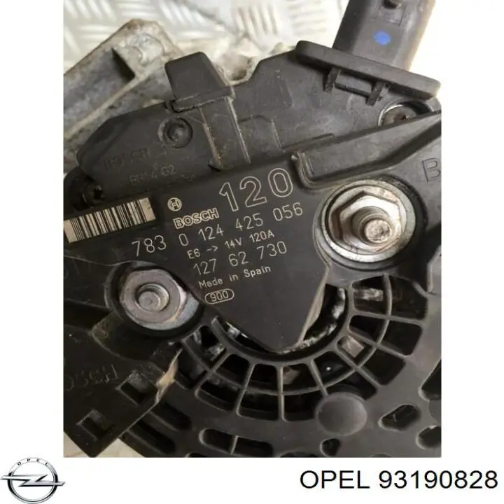 Генератор 93190828 Opel