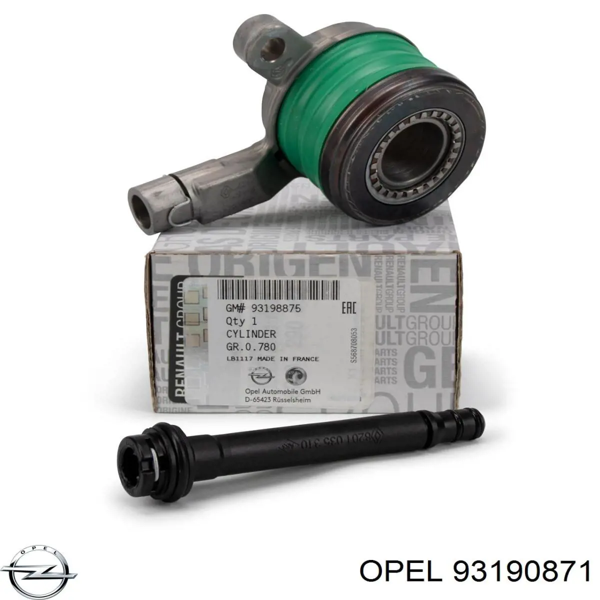 Рабочий цилиндр сцепления в сборе 93190871 Opel