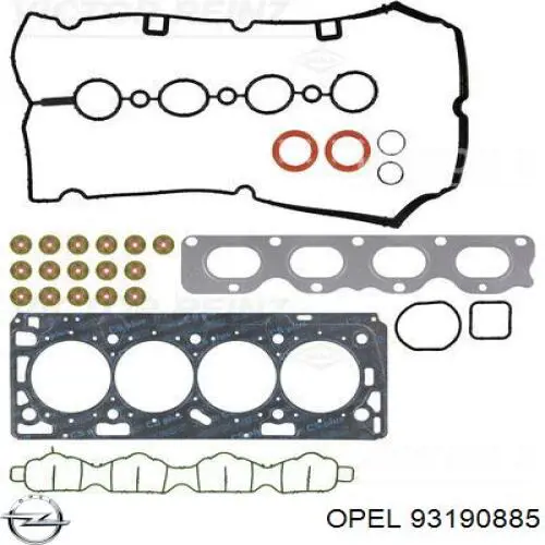 93190885 Opel kit superior de vedantes de motor