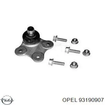 Шаровая опора, нижняя Opel 93190907 цена, от 11.92 USD