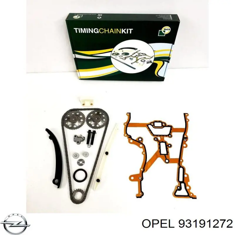 Комплект цепи ГРМ 93191272 Opel