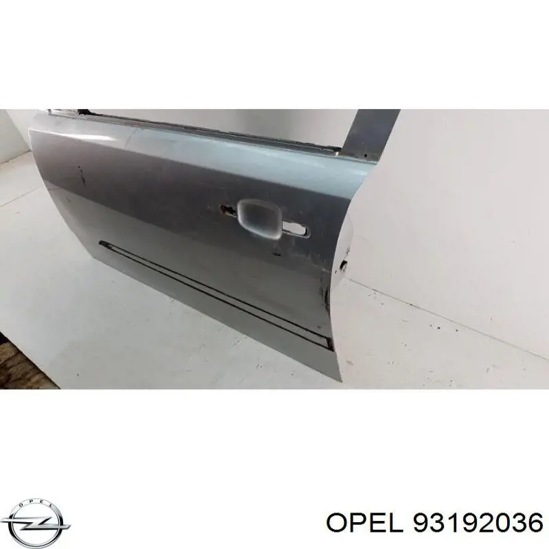 Дверь передняя левая 93192036 Opel