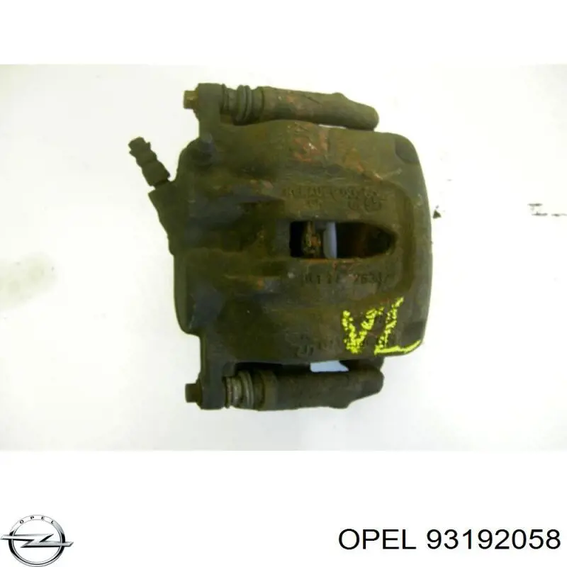 Суппорт тормозной передний левый Opel 93192058