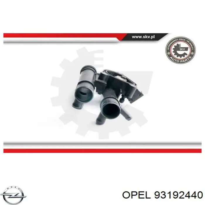 Термостат в сборе Opel 93192440