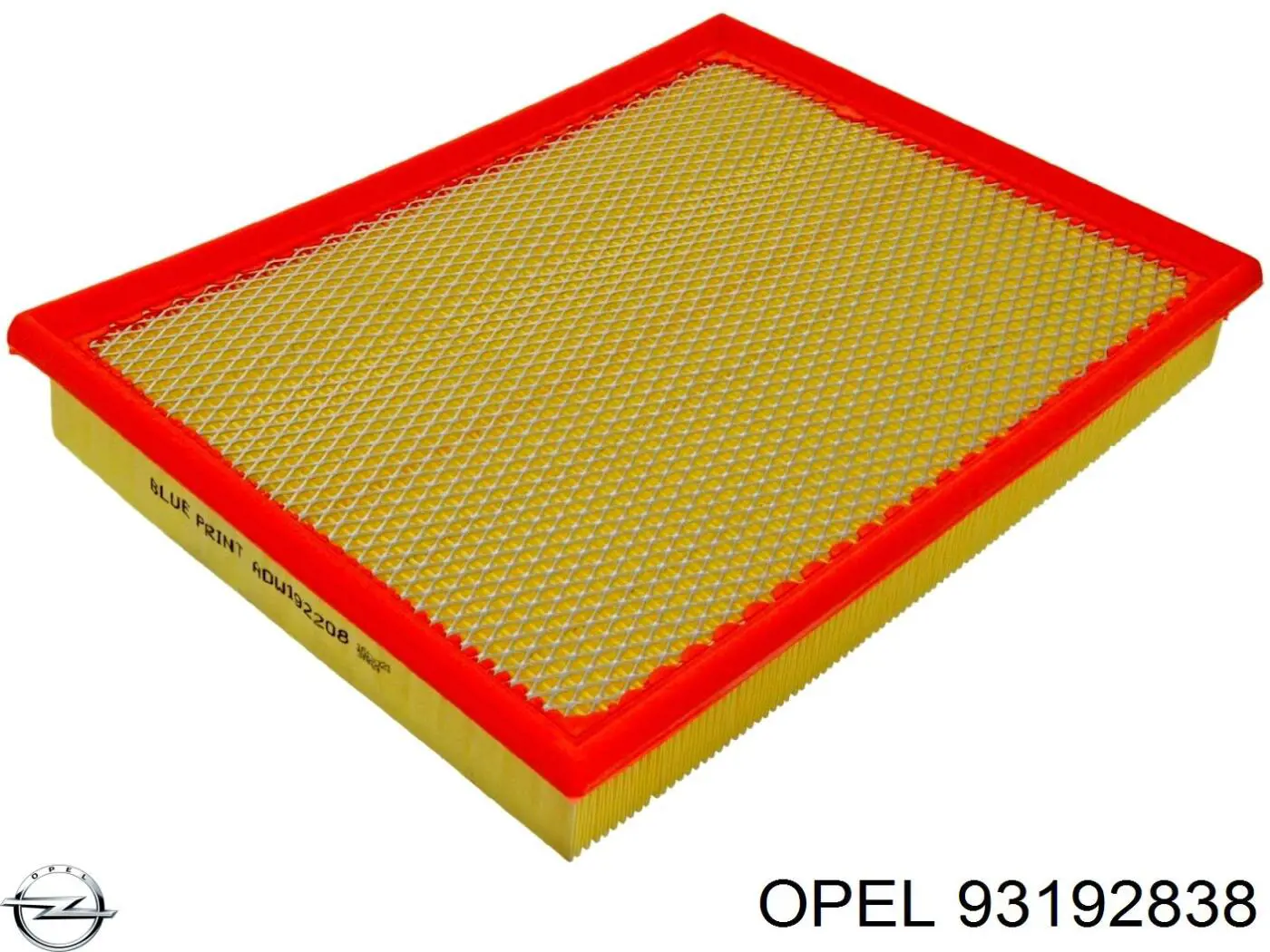 93192838 Opel воздушный фильтр