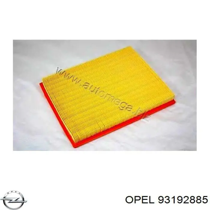 Воздушный фильтр 93192885 Opel