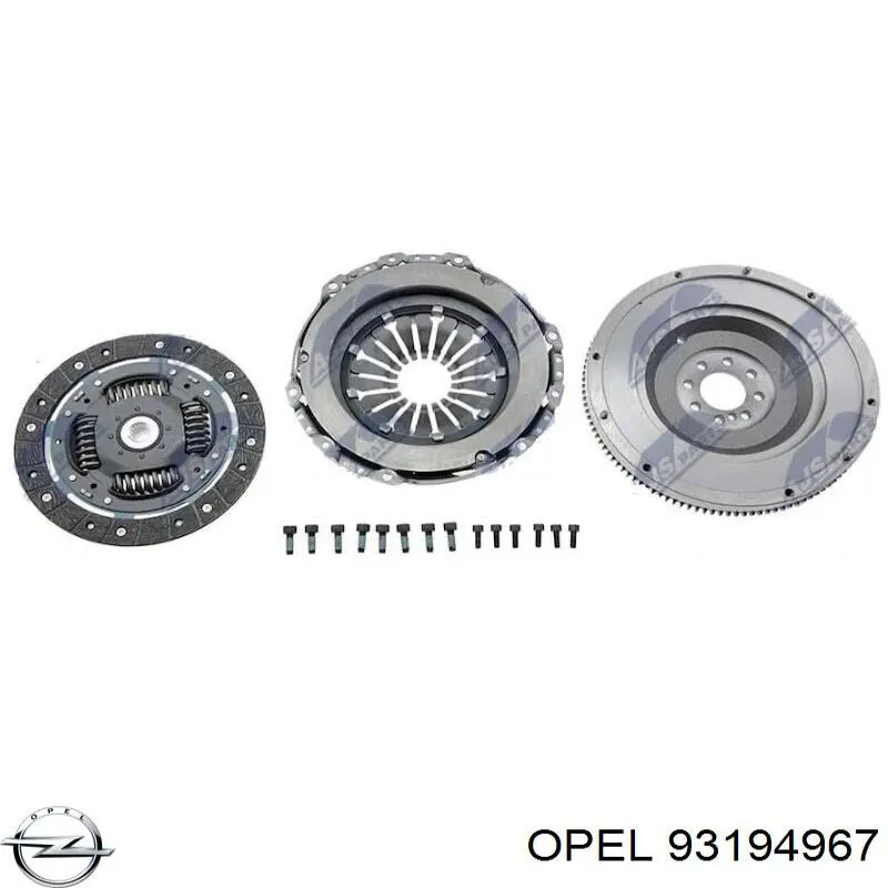Купить 93194967 Opel Маховик с зубчатым ободом