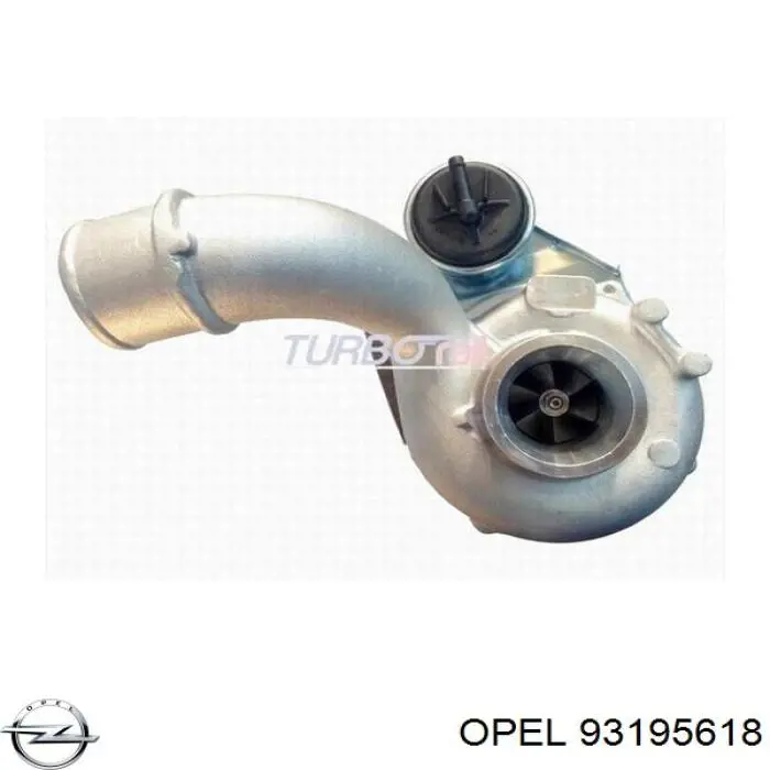 93195618 Opel турбина