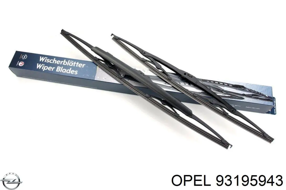 Щетка-дворник лобового стекла, комплект из 2 шт. Opel 93195943