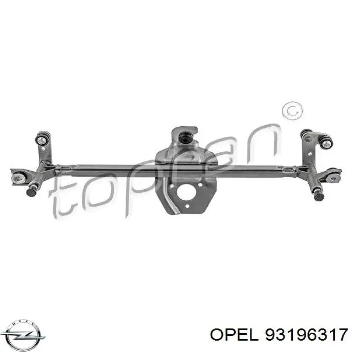 Купить 93196317 Opel Трапеция дворников