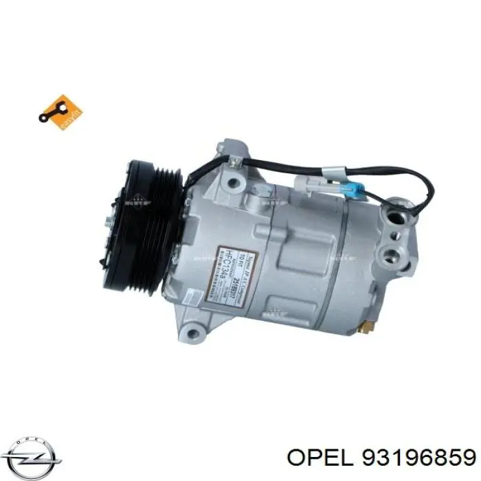 Купить 93196859 Opel Компрессор климатической установки